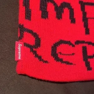 Supreme Hat Black/Red Ark Beanie✨ Supreme | Accessories | Supreme Hat Blackred Ark Beanie  main image 3